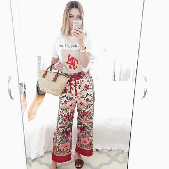 NWT Zara Mini Tote with Leather - Picture 2 of 8